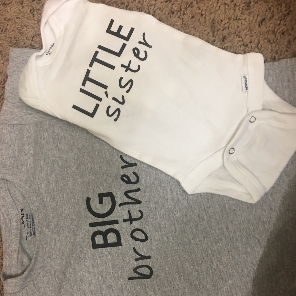 Onesies, toddle shirts